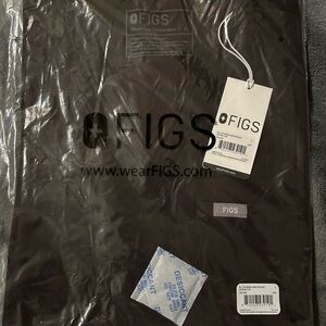 Figs Catarina Scrub Top, Large, Espresso